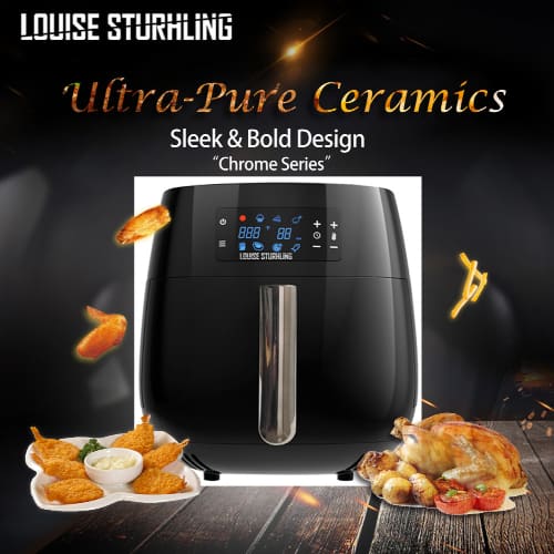 LOUISE STURHLING Ceramic Coated Air Fryer BPA free