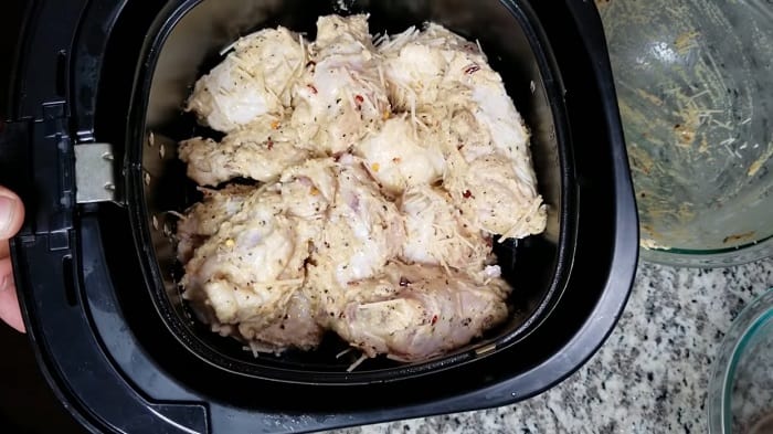 Garlic Parmesan Chicken Wings | Air Fryer Recipe Garlic Parmesan Chicken Wings